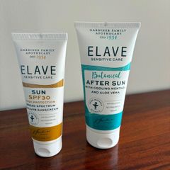 Irish brand Elave sensitive care sunscreen and after sun brand new unopened
