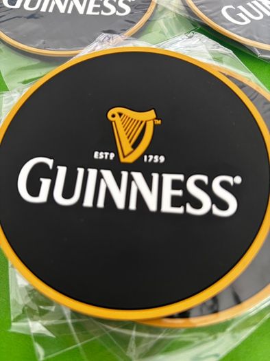 guinness rubber coasters
