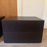 Bedside locker / cabinet / nightstand 2 drawer (2 piece) Image 3