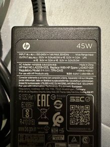 HP charger 45W