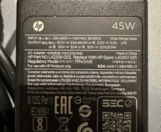 HP charger 45W