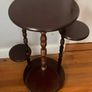 Vintage Mahogany Tiered Plant Stand Image 7