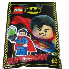 Lego SUPERMAN Minifigure Foilbag Lego D C Superheroes Lego Minifigure