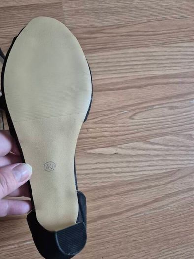 New Black sandals size 43