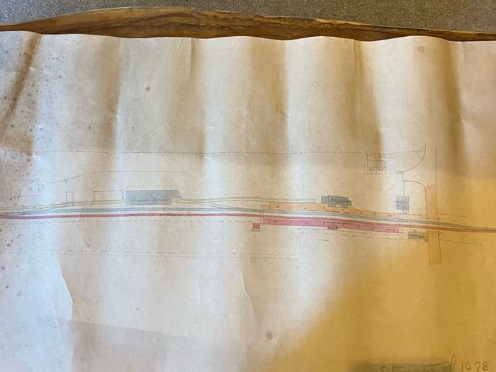 Antique 1913 GS&WR Castletownroche Station Plans x3