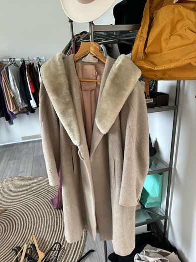 Vintage Fur and Wool Coat