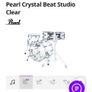 FINAL PRICE DROP Ruby Pearl Crystal Beat classic Acrylic shell pack Image 9