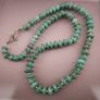 Vintage Tire Shape Jade Beaded Necklace Image 3
