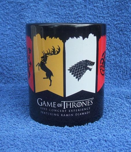 GAMES OF THRONES (Live Concert Experience) - a souvenir / merchandise mug (2018)