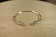 Sterling Silver 925 Women Open Bangle