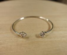 Sterling Silver 925 Women Open Bangle