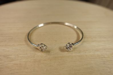 Sterling Silver 925 Women Open Bangle