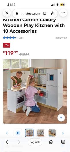 Wooden Play Kitchen