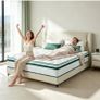 King Mattress 5FT | 12" King-Size Hybrid Mattresses | 7 Zone Pocket Sprung Memory Foam Mattresses Soft/Plush - 150x200x30cm Image 5