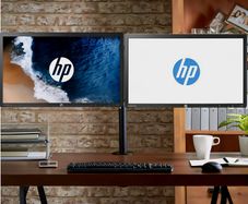 Dual HP 23" monitors