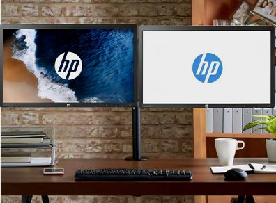 Dual HP 23" monitors