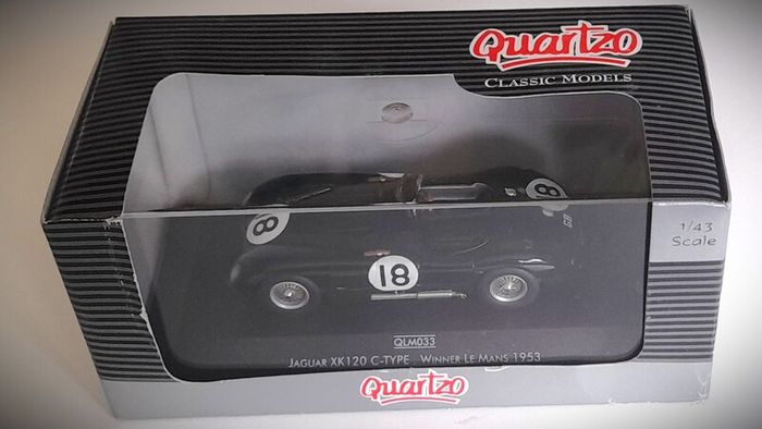 Diecast Model Le Mans Winning Jaguar C Type XK120 1953 1st - Quartzo 1:43