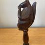 Antique Carved Squirrel Nut Cracker Image 2