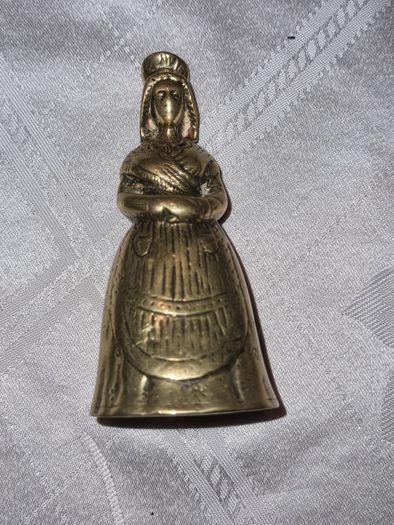 Vintage Brass Lady Bell