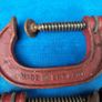 Pair of 3" Record G clamps. Image 3