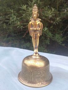 19th Century Bronze/Brass Lord Hanuman temple bell