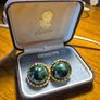 Vintage Green Earrings Image 6