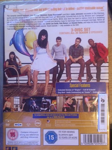 New Girl [2012-2013] Season 2 [dvd Tv Boxset] Still Sealed
