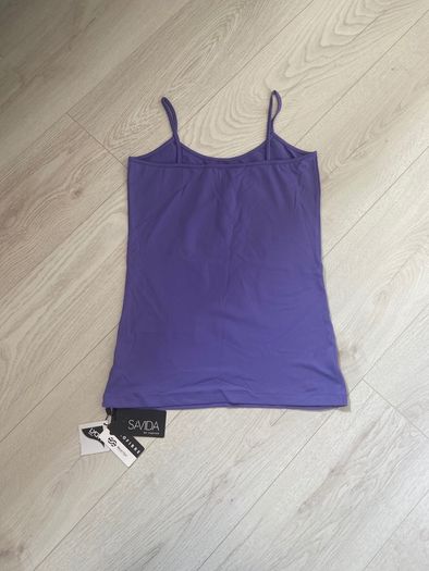 BNWT Savida Purple Microfibre Vest Top Size 10