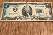 2 Dollar Bill 1976