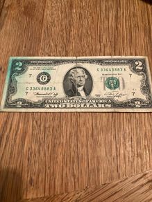 2 Dollar Bill 1976