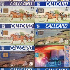 Ireland Call cards. Bundle of 10 callcards that have some element of damage.