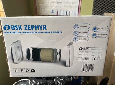 BSK Zephyr V2 Single-Room MVHR Heat Recovery Unit