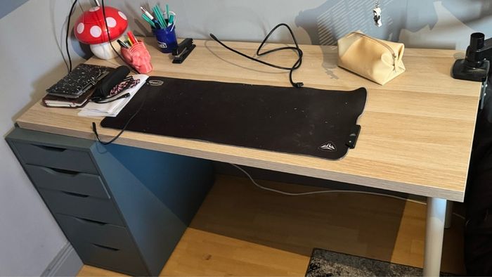 ikea alex drawers with desk top and legs