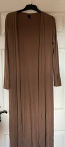 Long Taupe / Brown Cardigan