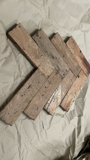 reclaimed antique parquet floor