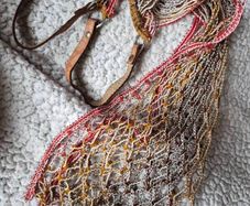 Vintage Antique Shopping Bag