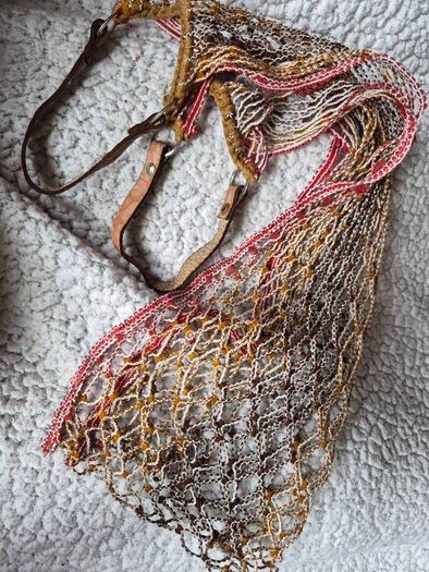 Vintage Antique Shopping Bag