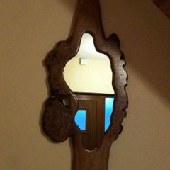 Hand crafted Wooden mirror