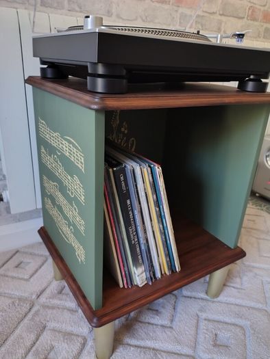 Cabinet for vinyl records storage