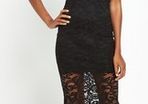 V By Very Fishtail Lace Maxi Dress