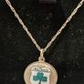 Vintage sterling silver pendant with enamel Image 7