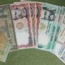 Variety of 10 Different Foreign Banknotes most of Peru Image 2