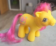 TLC Baby Flicker Drink n Wet Ponies MLP G1 My Little Pony Hasbro