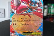 pokemon card mega Lucario playstamp version