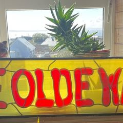 Stained Glass Pub Sign