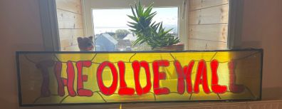 Stained Glass Pub Sign