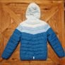 Girls McKenzie Jacket, Teal/Light Blue, Age 10 Image 2