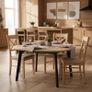 Arvian Extendable Round Dining Table 80-130cm Image 6
