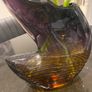 Contemporary large very heavy  studio glass vase Image 2