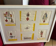 Original Handcrafted Spanish Military Art on Linen